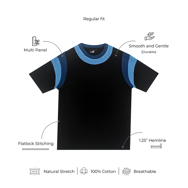Mediumweight Multi-Panel Regular Fit T-shirt