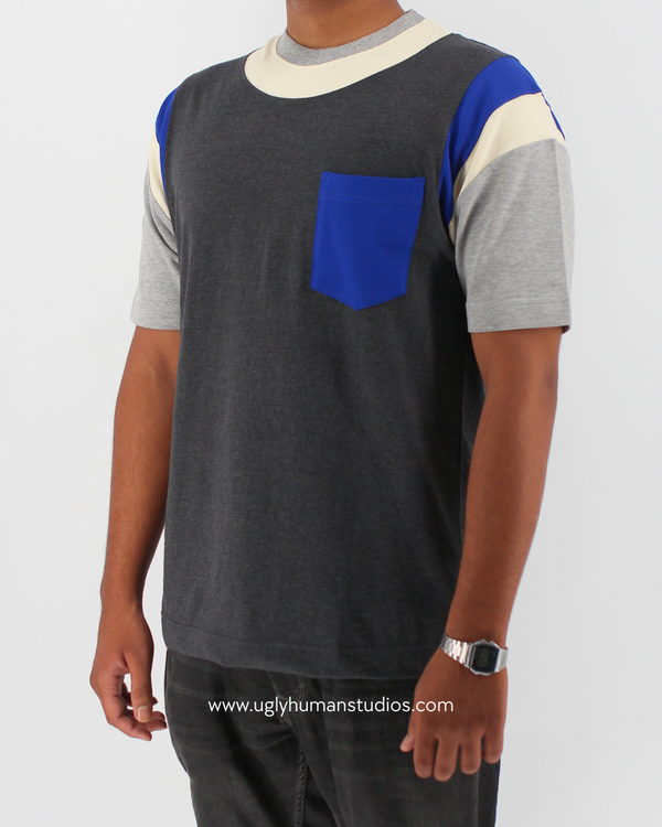 Mediumweight Multi-Panel Regular Fit T-shirt with Pocket