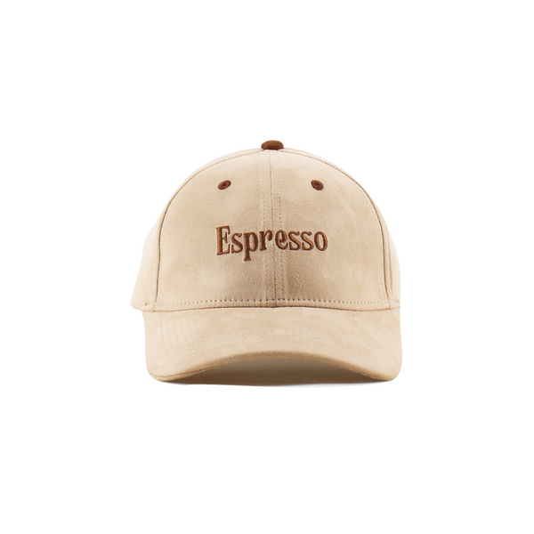 Espresso Faux Suede Cap