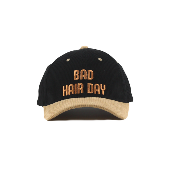 Bad Hair Day Colourblocked Corduroy Cap