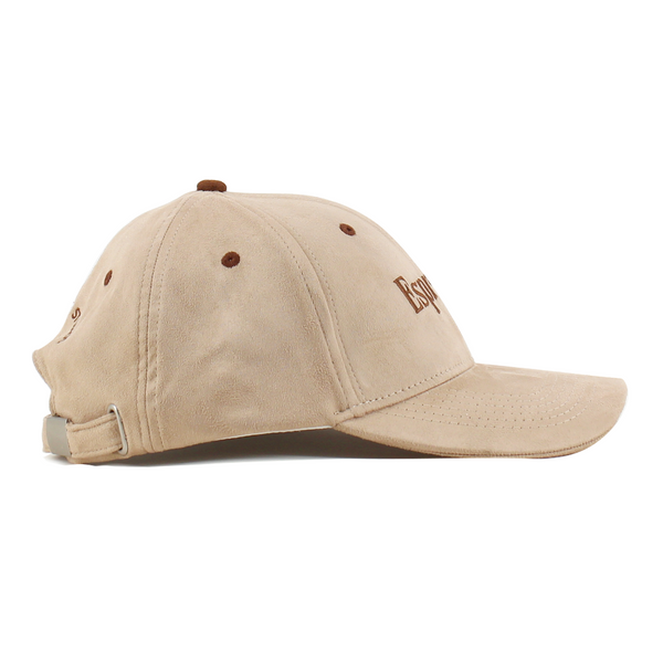 Espresso Faux Suede Cap