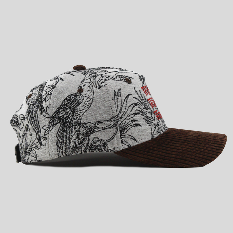 Wild Wild World Jacquard 5 Panel Cap