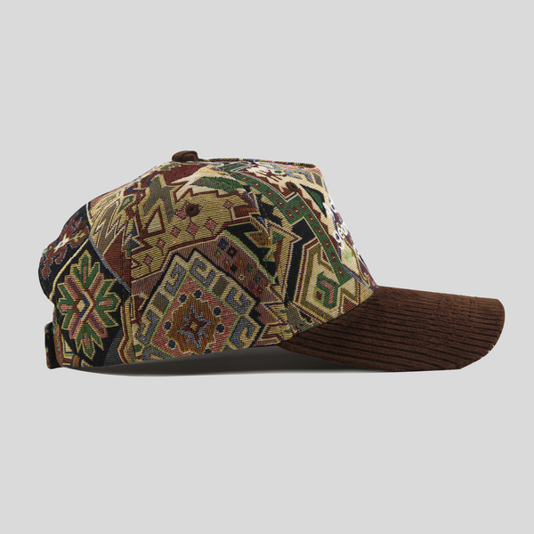 Geometrical Poem Jacquard 5 Panel Cap