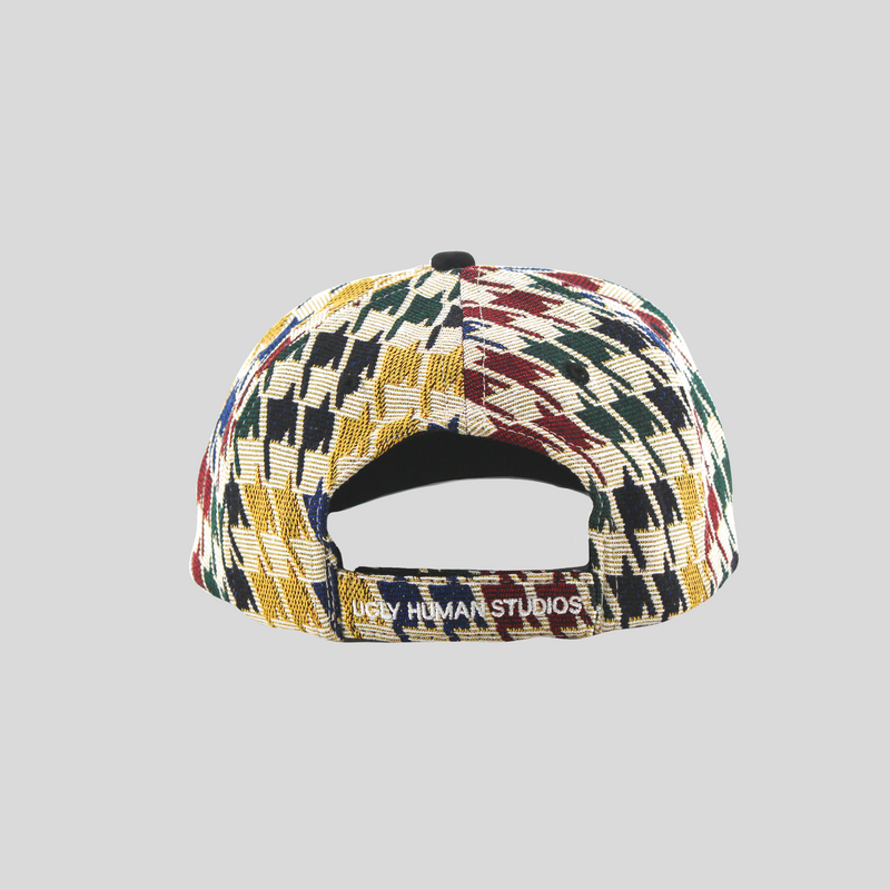 Euphoria Houndstooth Jacquard 5 Panel Cap