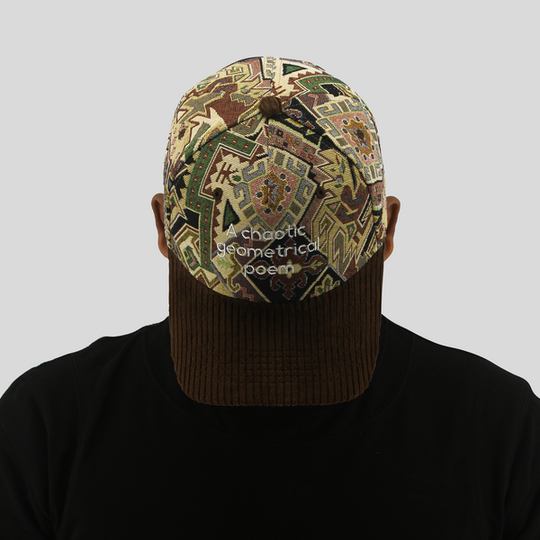 Geometrical Poem Jacquard 5 Panel Cap