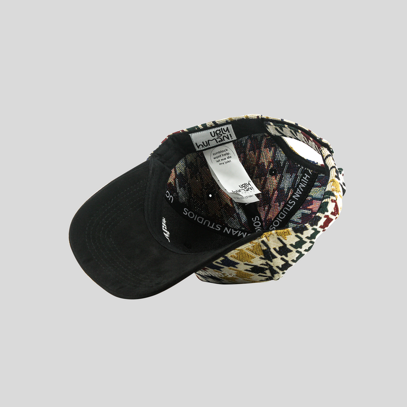 Euphoria Houndstooth Jacquard 5 Panel Cap