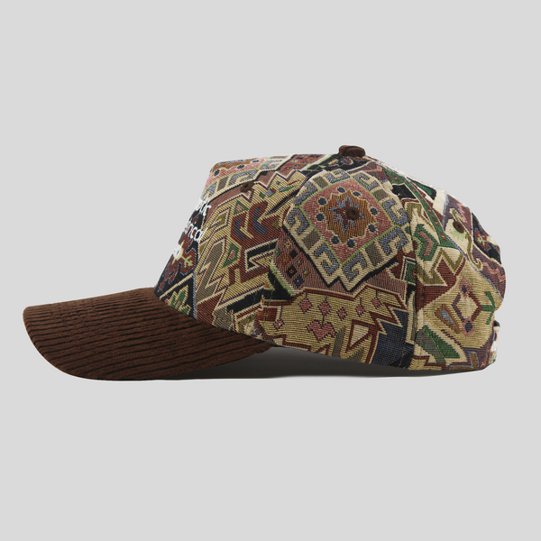 Geometrical Poem Jacquard 5 Panel Cap