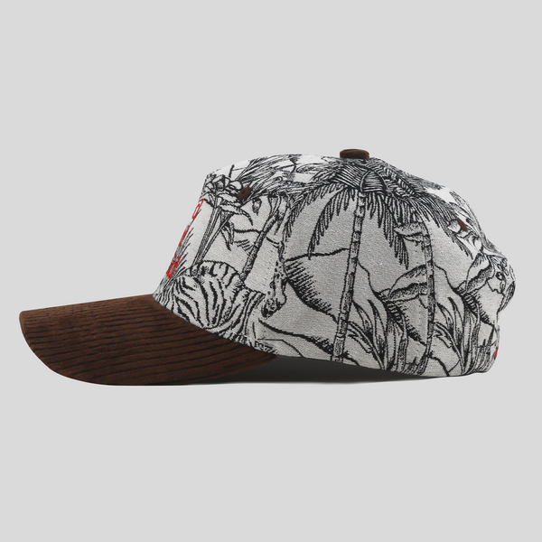 Wild Wild World Jacquard 5 Panel Cap
