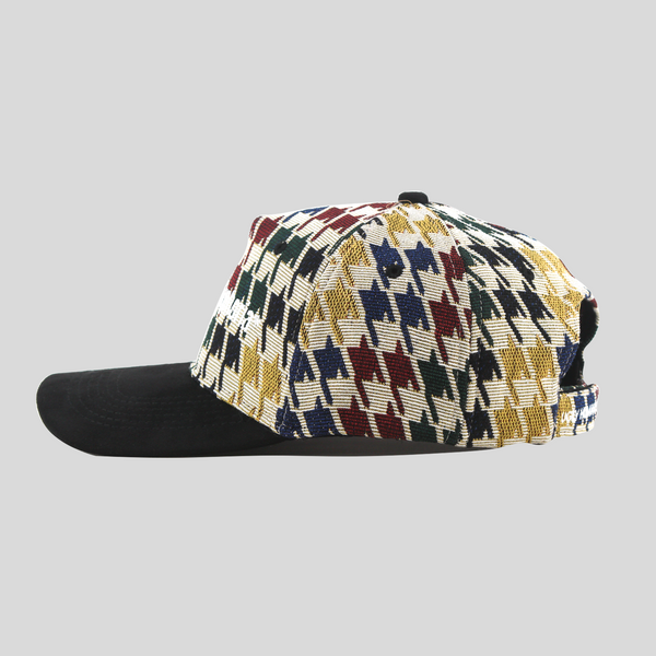 Euphoria Houndstooth Jacquard 5 Panel Cap