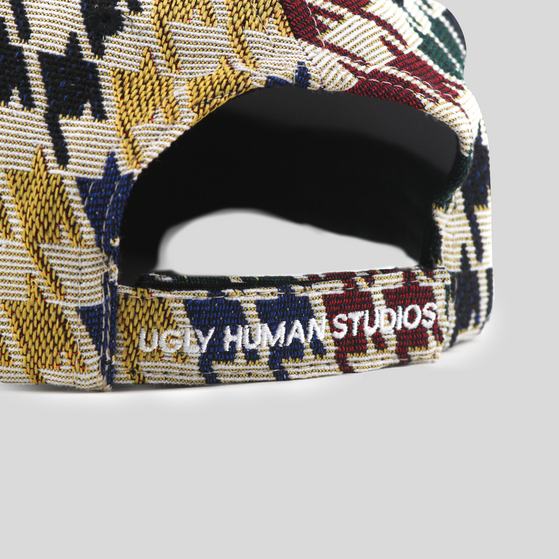 Euphoria Houndstooth Jacquard 5 Panel Cap