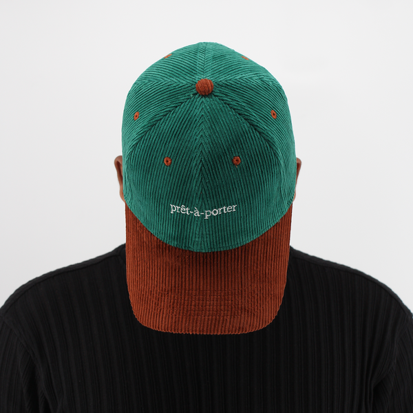 Prêt-à-Porter Corduroy Colour blocked cap
