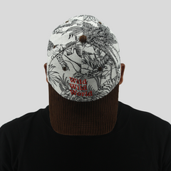 Wild Wild World Jacquard 5 Panel Cap