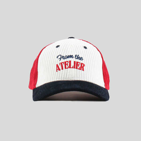 Atelier Corduroy Colourblocked cap