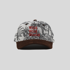 Wild Wild World Jacquard 5 Panel Cap