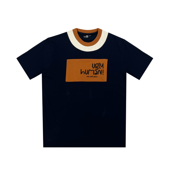 Mediumweight Multi-Panel Logo Embroidered T-shirt