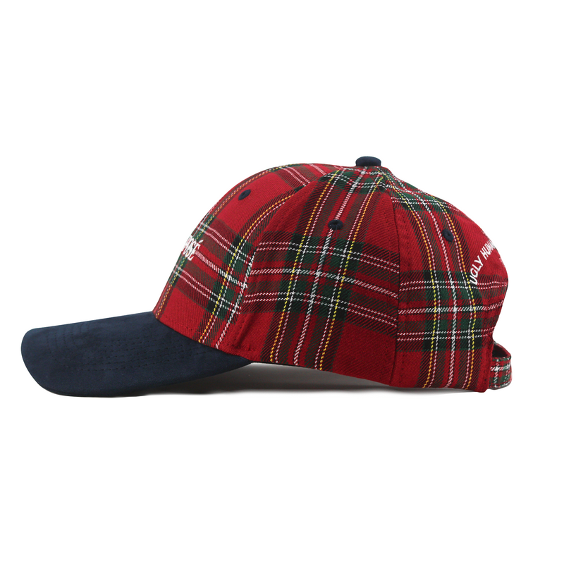 Juxtaposé Colourblocked Tartan Cap