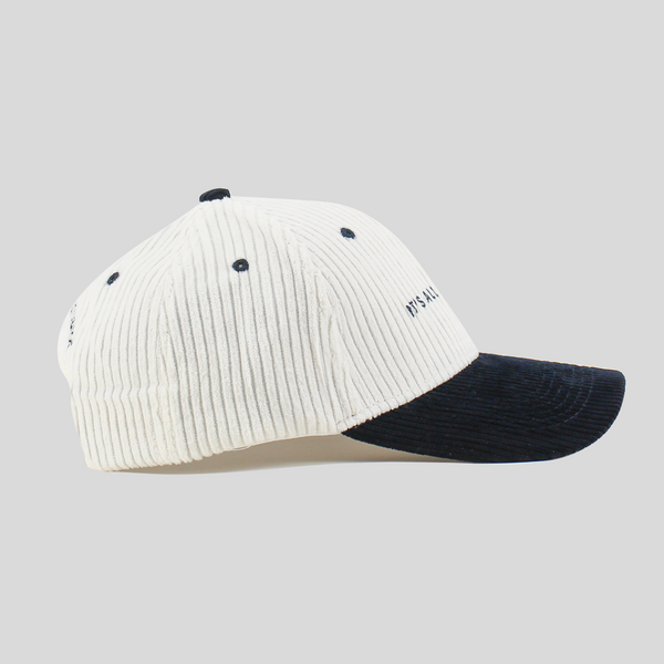 Facade Corduroy Colourblocked cap