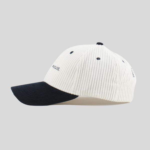 Facade Corduroy Colourblocked cap