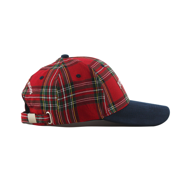 Juxtaposé Colourblocked Tartan Cap