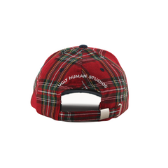 Juxtaposé Colourblocked Tartan Cap