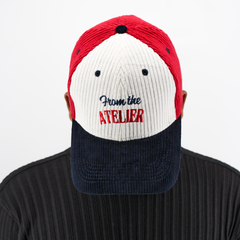 Atelier Corduroy Colourblocked cap