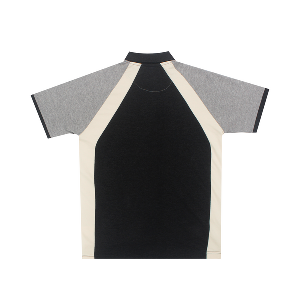 Mediumweight Multi-Panel Polo Neck T-shirt