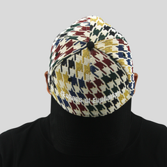 Euphoria Houndstooth Jacquard 5 Panel Cap