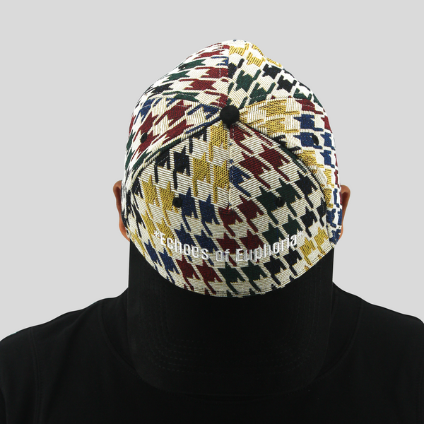 Euphoria Houndstooth Jacquard 5 Panel Cap