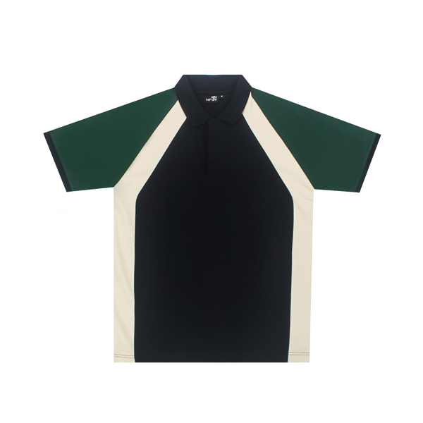 Mediumweight Multi-Panel Polo Neck T-shirt