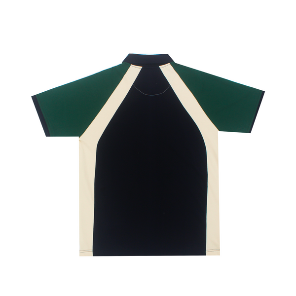 Mediumweight Multi-Panel Polo Neck T-shirt