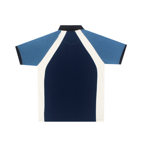 Mediumweight Multi-Panel Polo Neck T-shirt