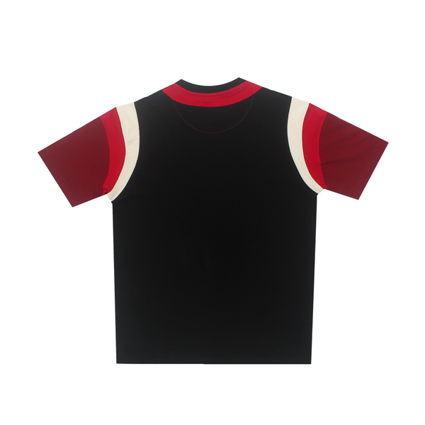 Mediumweight Multi-Panel Star Embroidered T-shirt