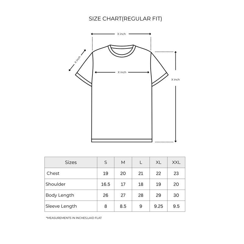 Mediumweight Multi-Panel Star Embroidered T-shirt
