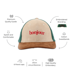 The Full Faux Suede/Jute Cap Collection